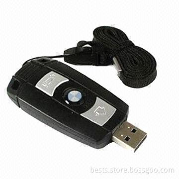Car Key-shaped USB Stick, 512MB to 64GB